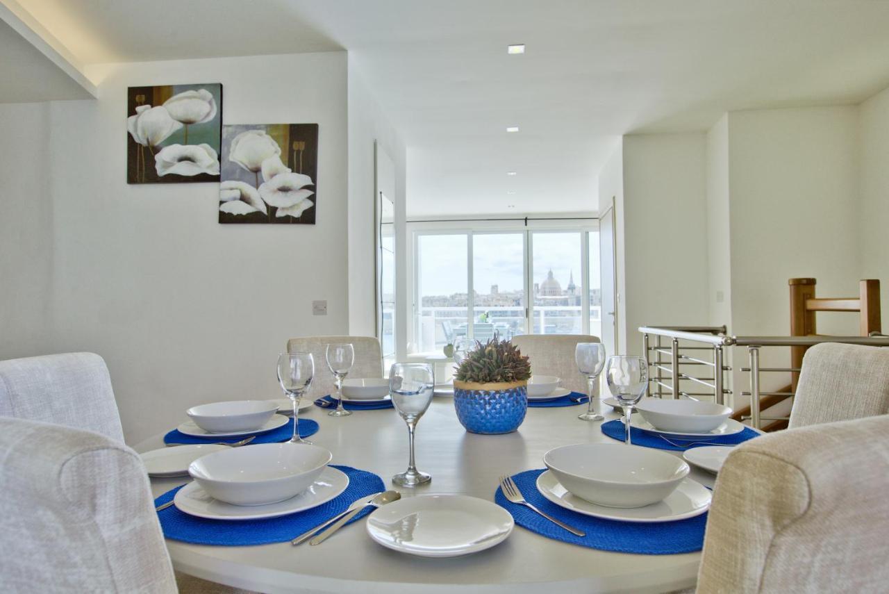 Sliema Duplex Penthouse With Sea Views & Private Terrace By Shortletsmalta Leilighet Eksteriør bilde