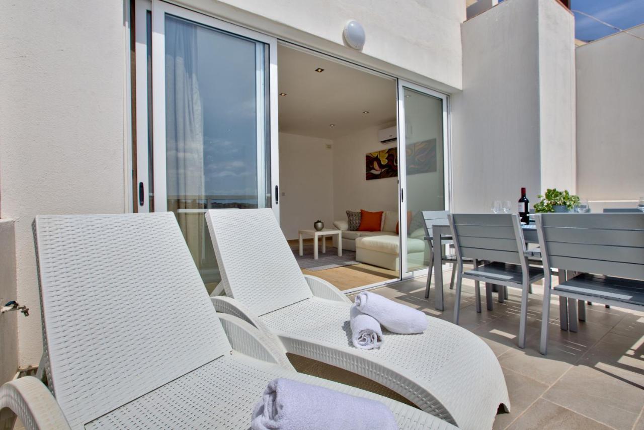 Sliema Duplex Penthouse With Sea Views & Private Terrace By Shortletsmalta Leilighet Eksteriør bilde